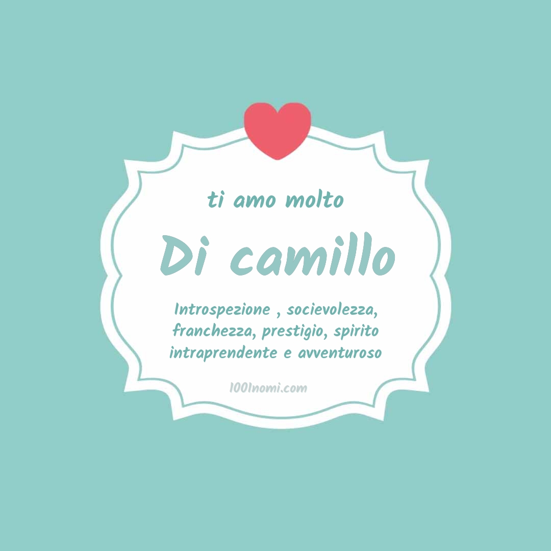 ti amo molto Di camillo Ti amo molto Di camillo