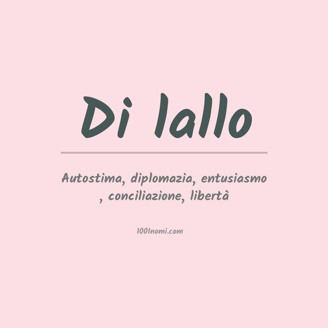 Significato del nome Di lallo Significato del nome Di lallo