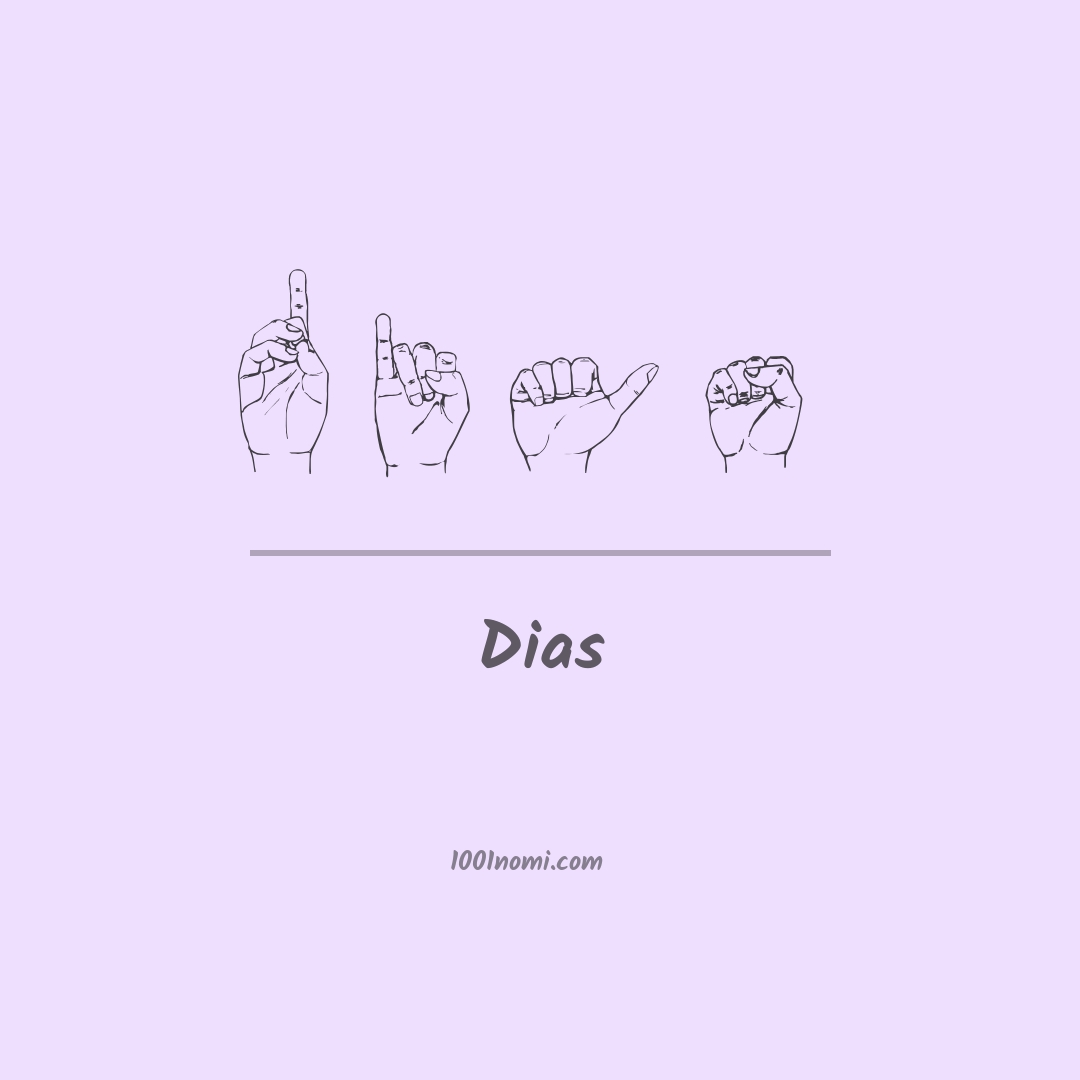 Dias nella lingua dei segni
