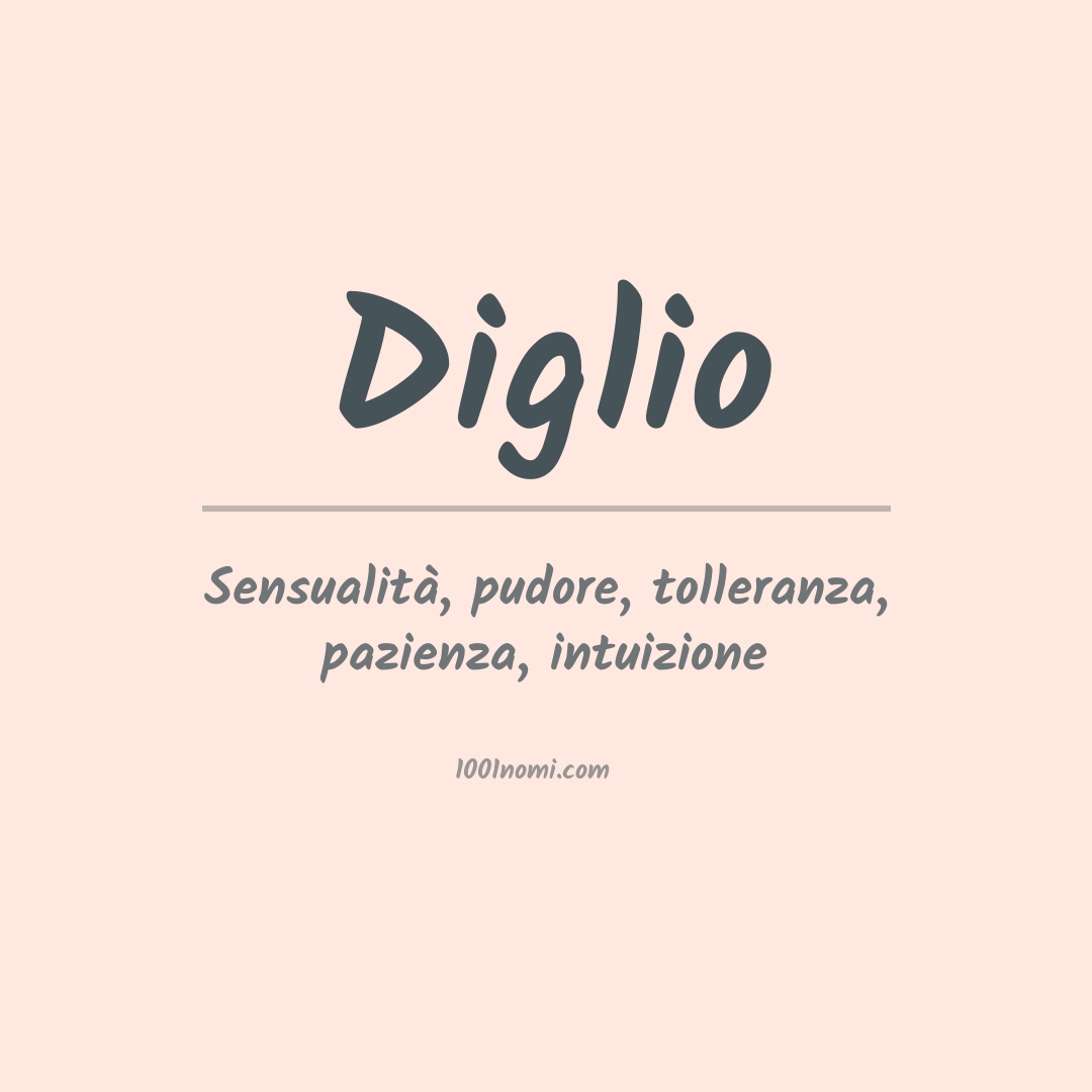 Significato del nome Diglio