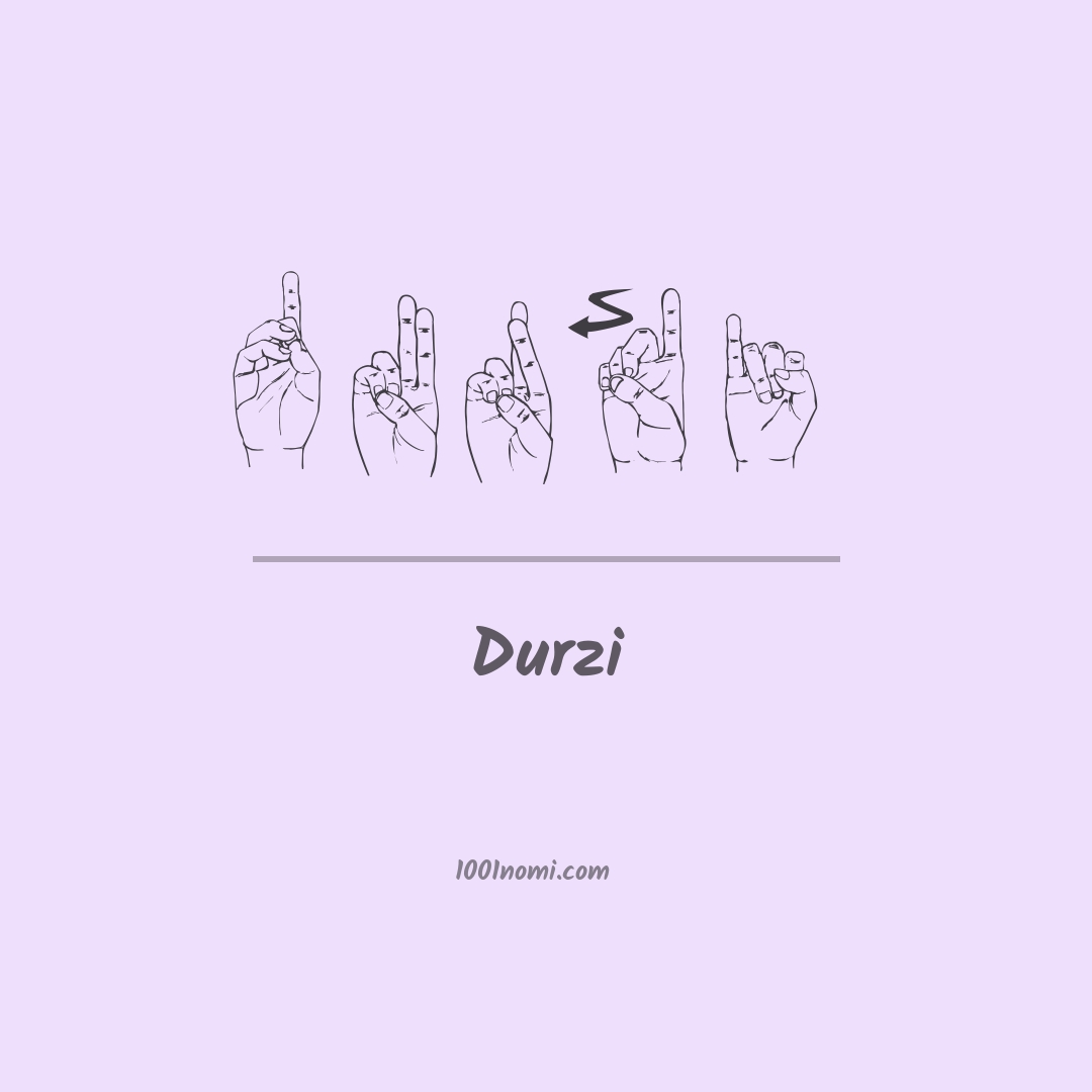 Durzi nella lingua dei segni