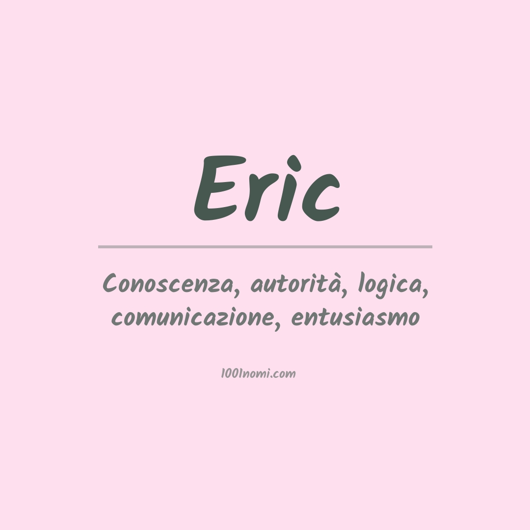 Significato del nome Eric