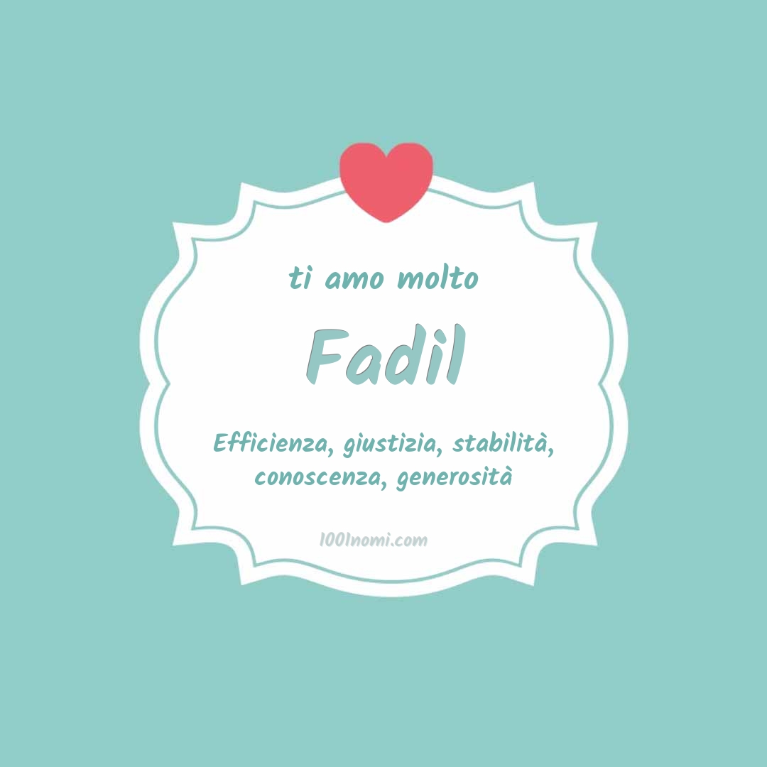 Ti amo molto Fadil