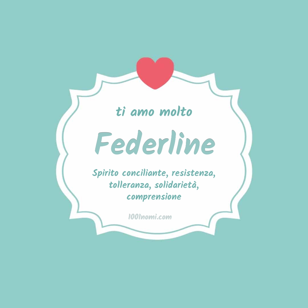 Ti amo molto Federline