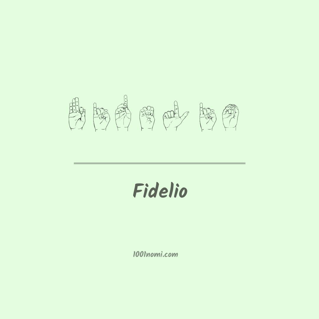 Fidelio nella lingua dei segni Fidelio nella lingua dei segni