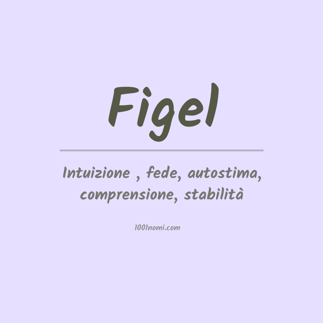 Significato del nome Figel