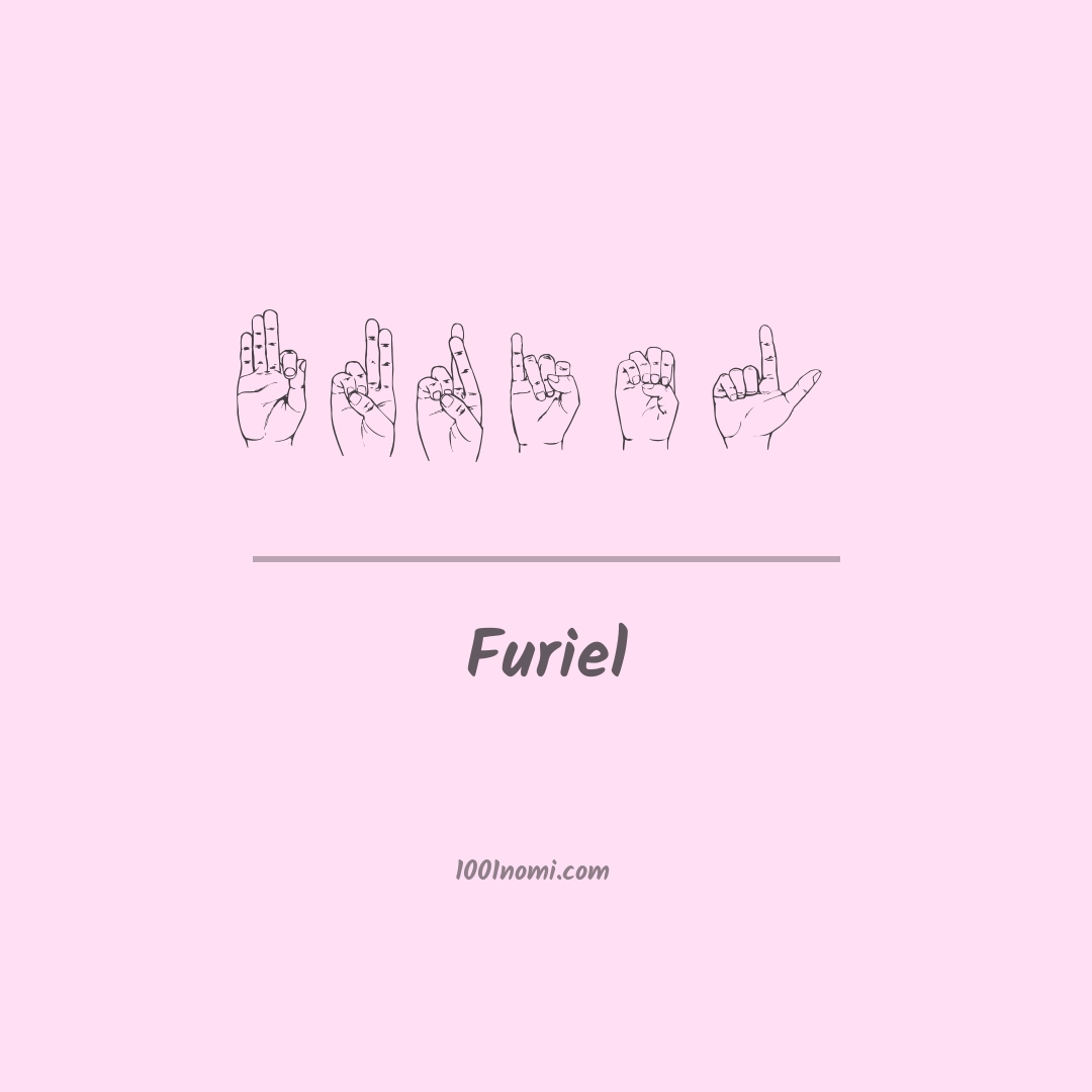 Furiel nella lingua dei segni Furiel nella lingua dei segni