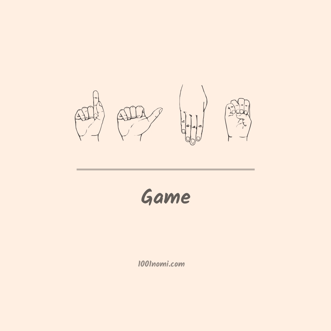 Game nella lingua dei segni