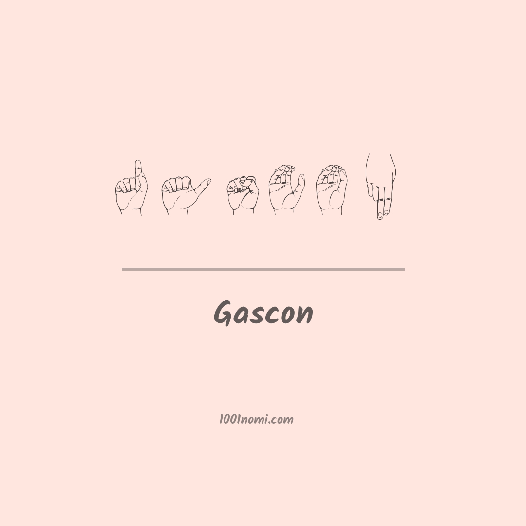 Gascon nella lingua dei segni