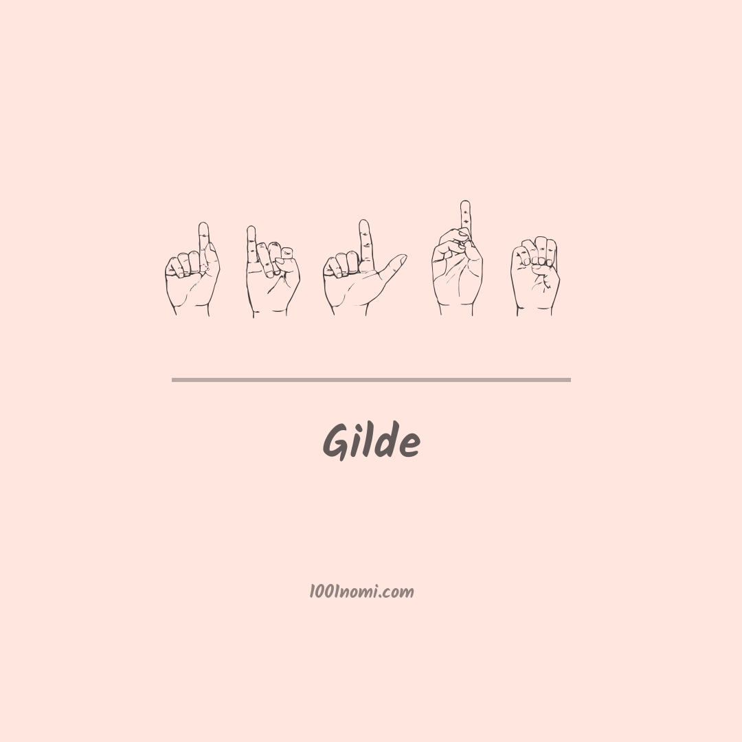 Gilde nella lingua dei segni