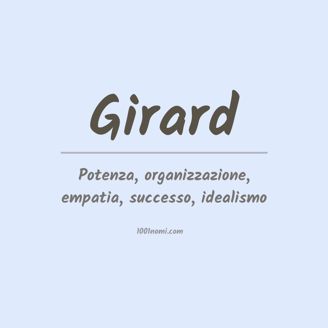 Significato del nome Girard