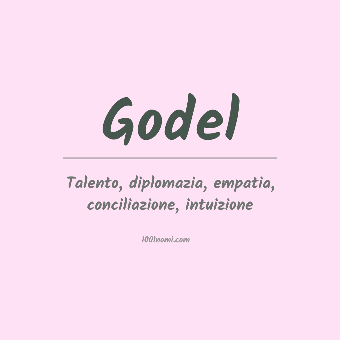 Significato del nome Godel