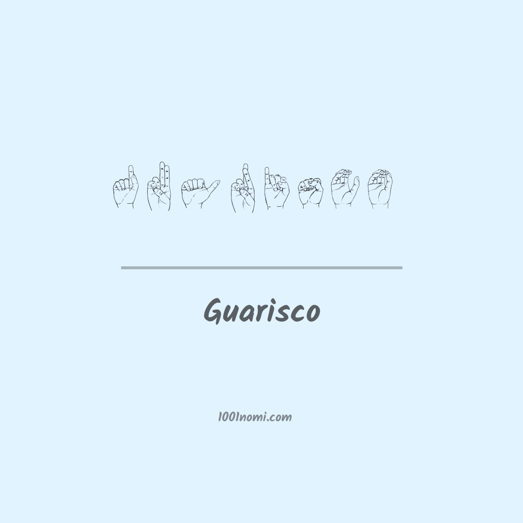 Guarisco nella lingua dei segni Guarisco nella lingua dei segni