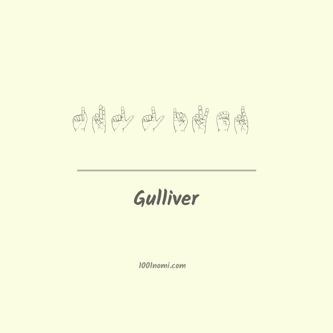 Gulliver nella lingua dei segni Gulliver nella lingua dei segni