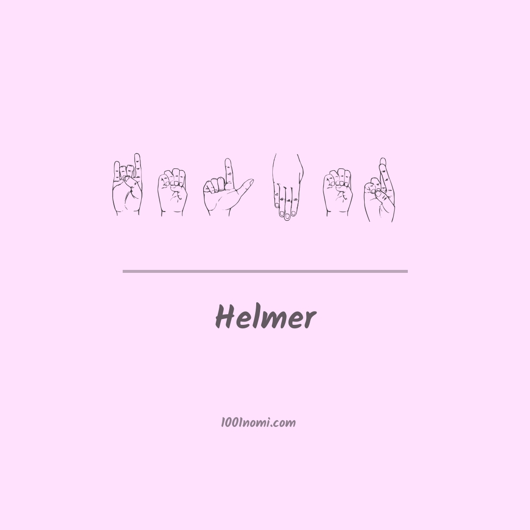 Helmer nella lingua dei segni