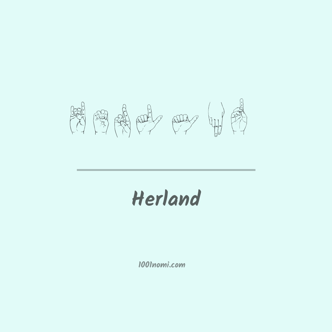 Herland nella lingua dei segni