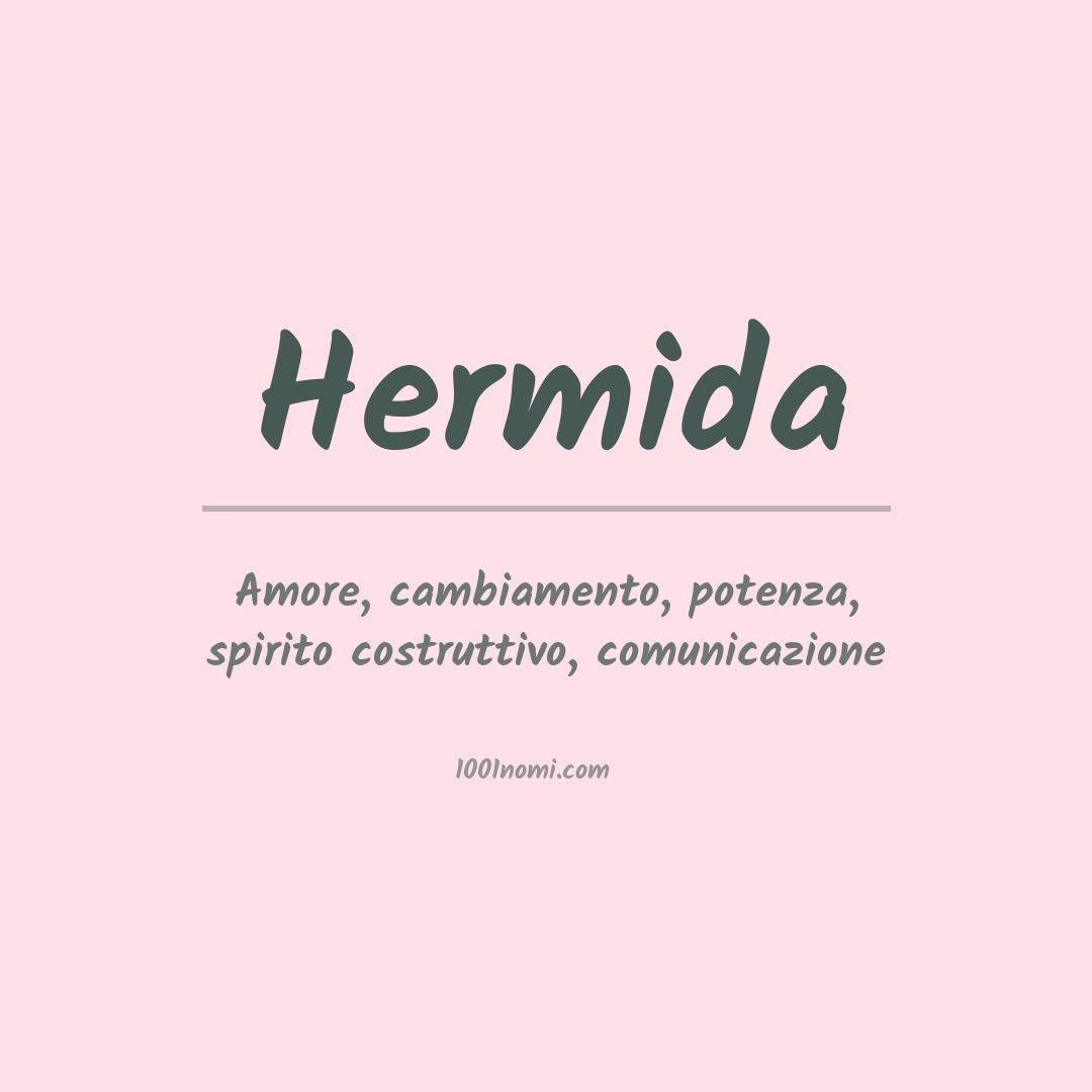 Significato del nome Hermida