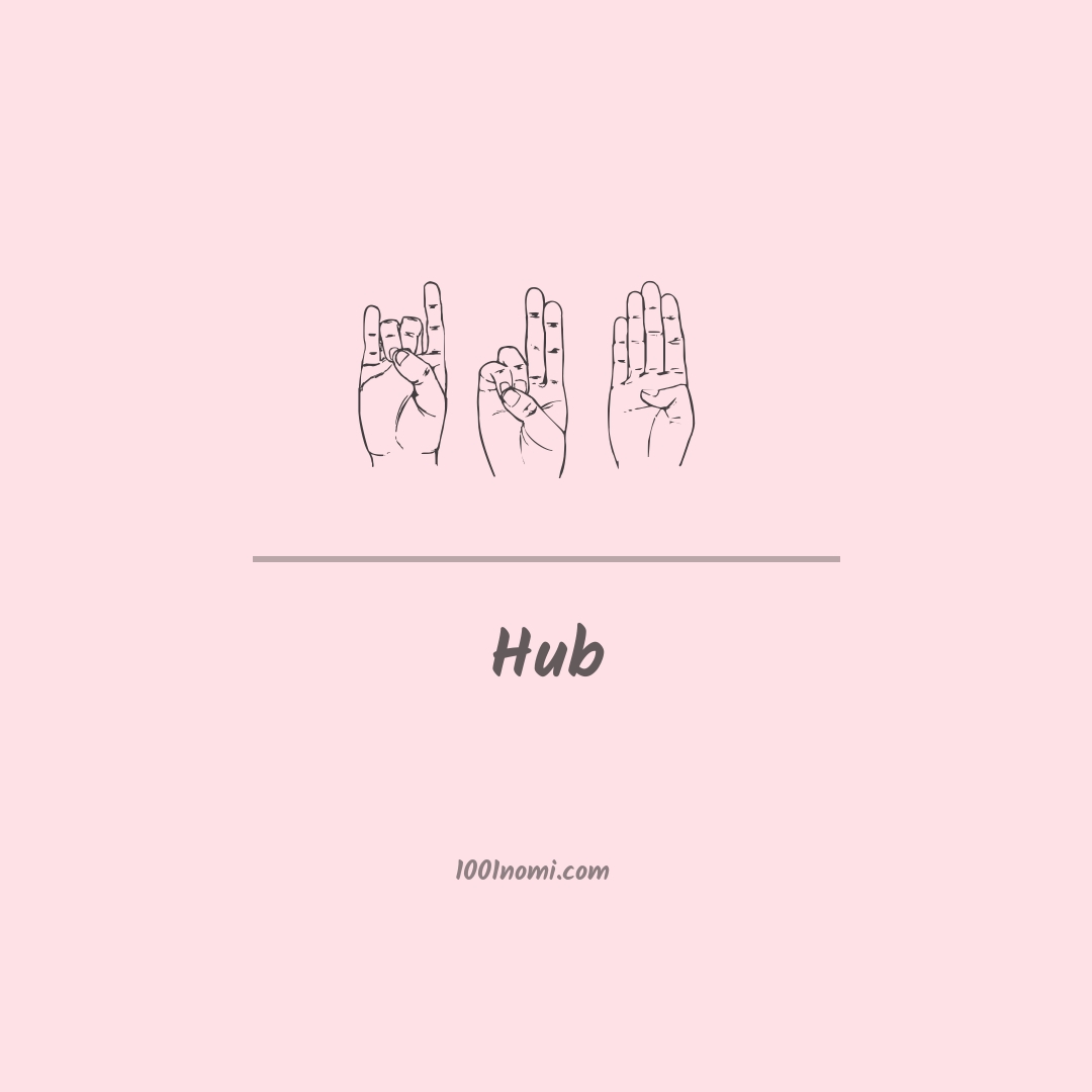 Hub nella lingua dei segni Hub nella lingua dei segni