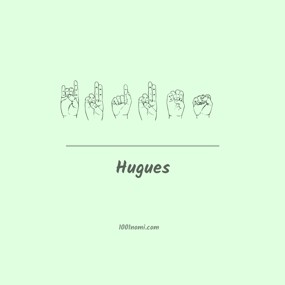 Hugues nella lingua dei segni