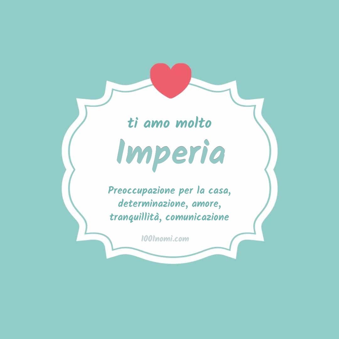 ti amo molto Imperia Ti amo molto Imperia