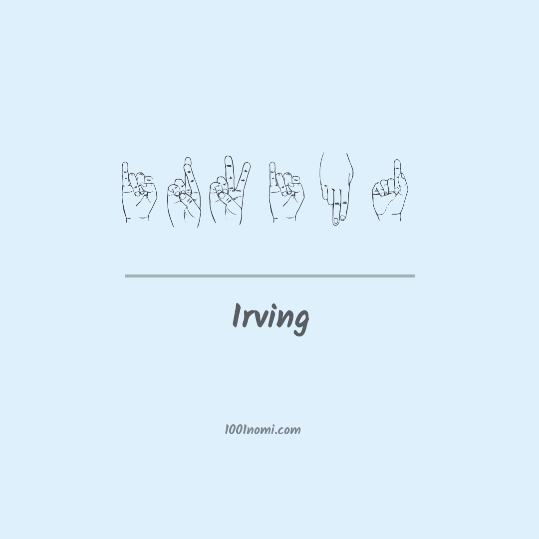 Irving nella lingua dei segni