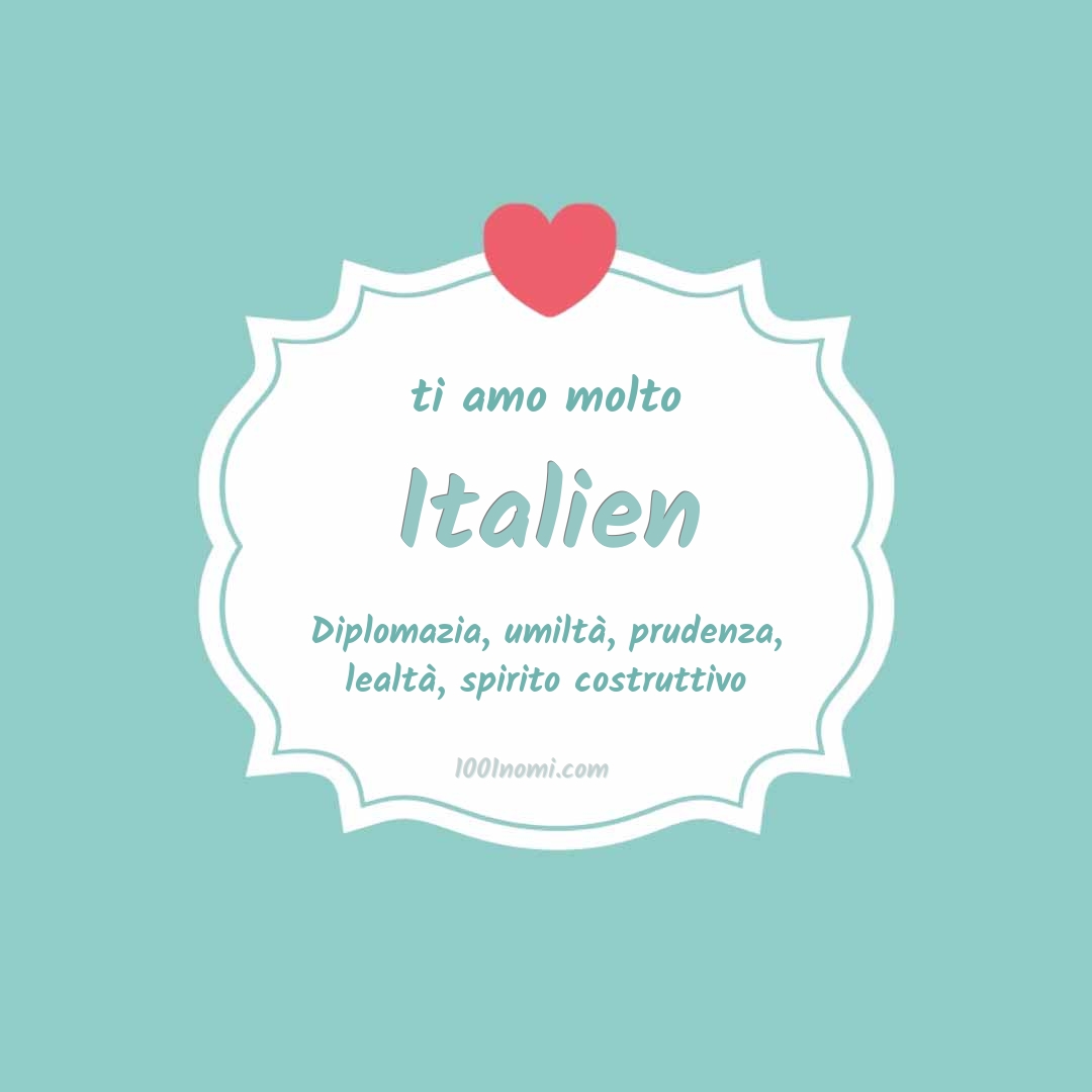 Ti amo molto Italien Ti amo molto Italien