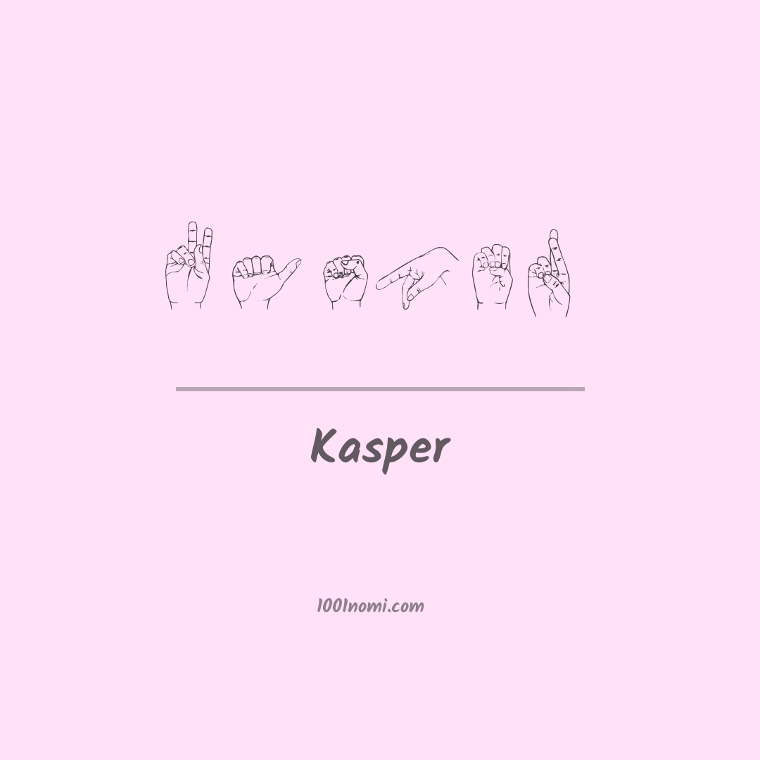 Kasper nella lingua dei segni