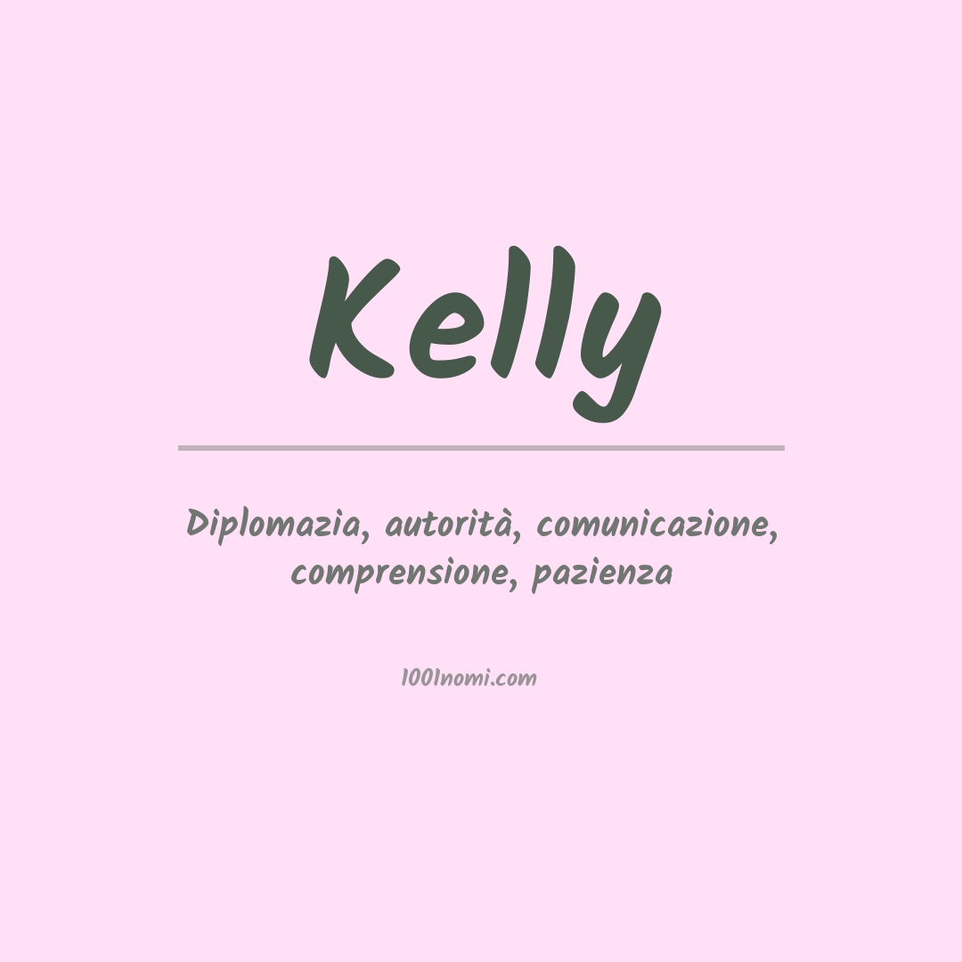Significato del nome Kelly