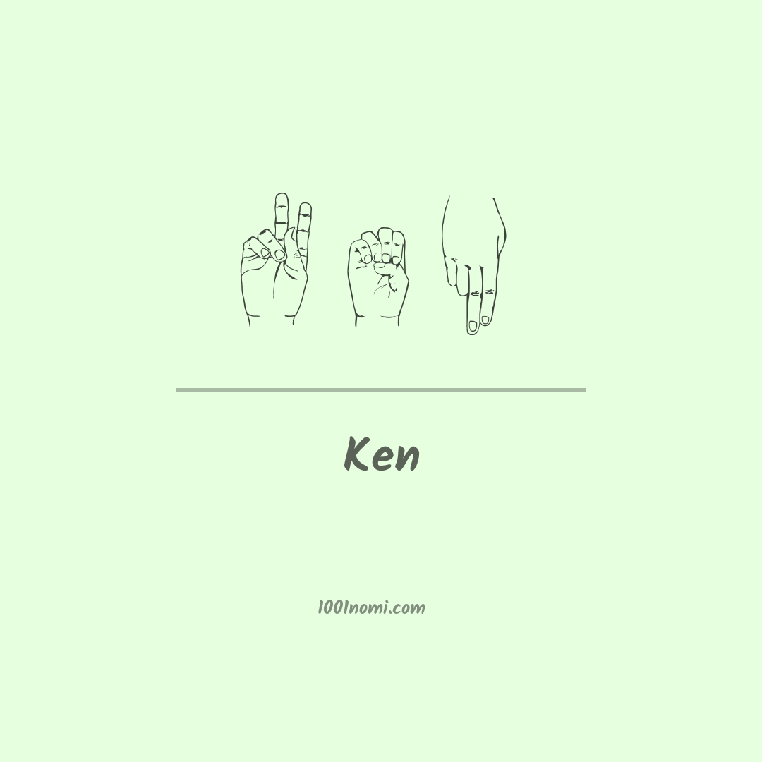 Ken nella lingua dei segni