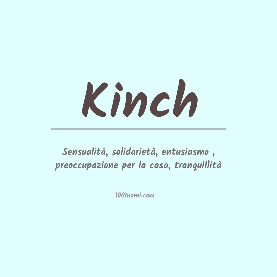 Significato del nome Kinch