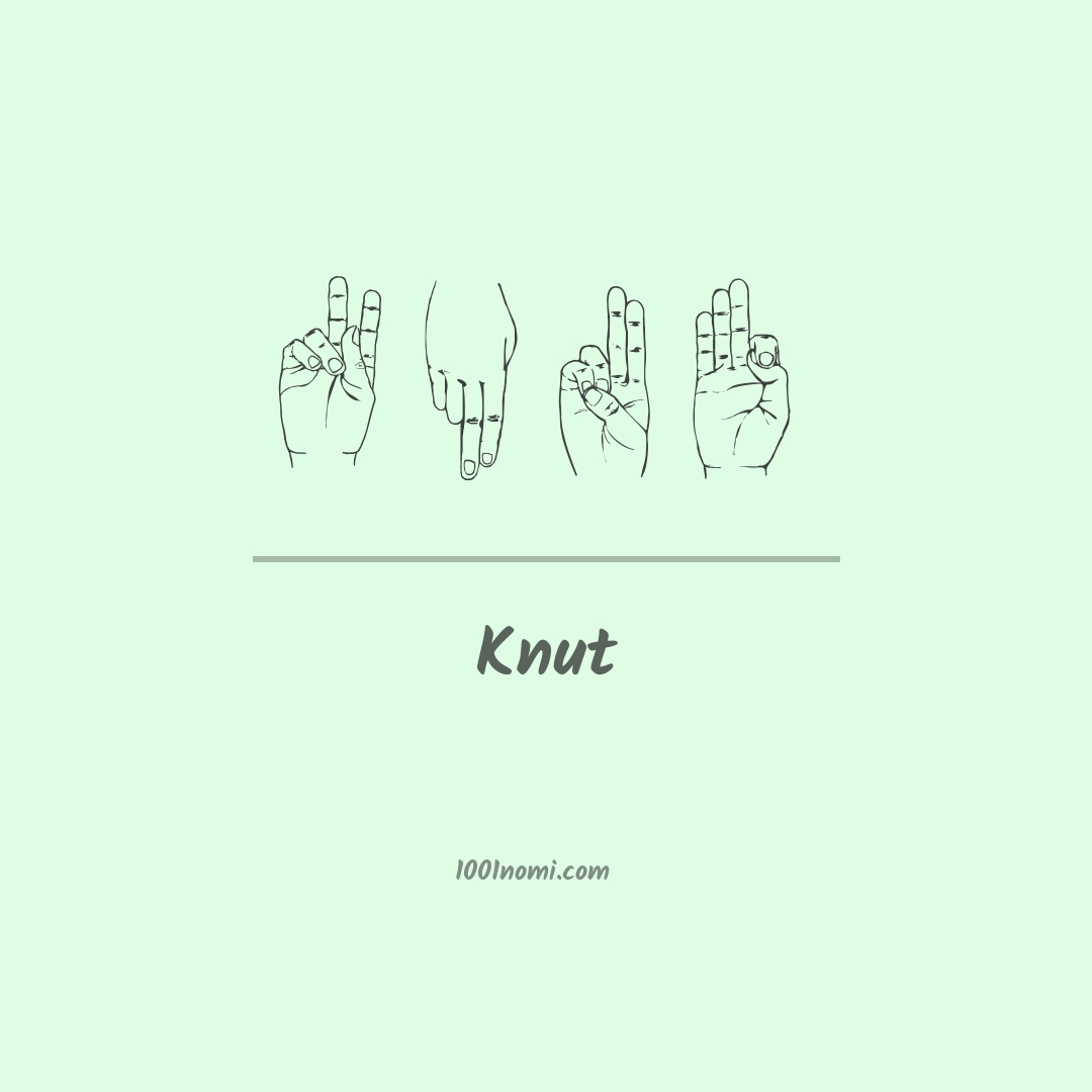 Knut nella lingua dei segni