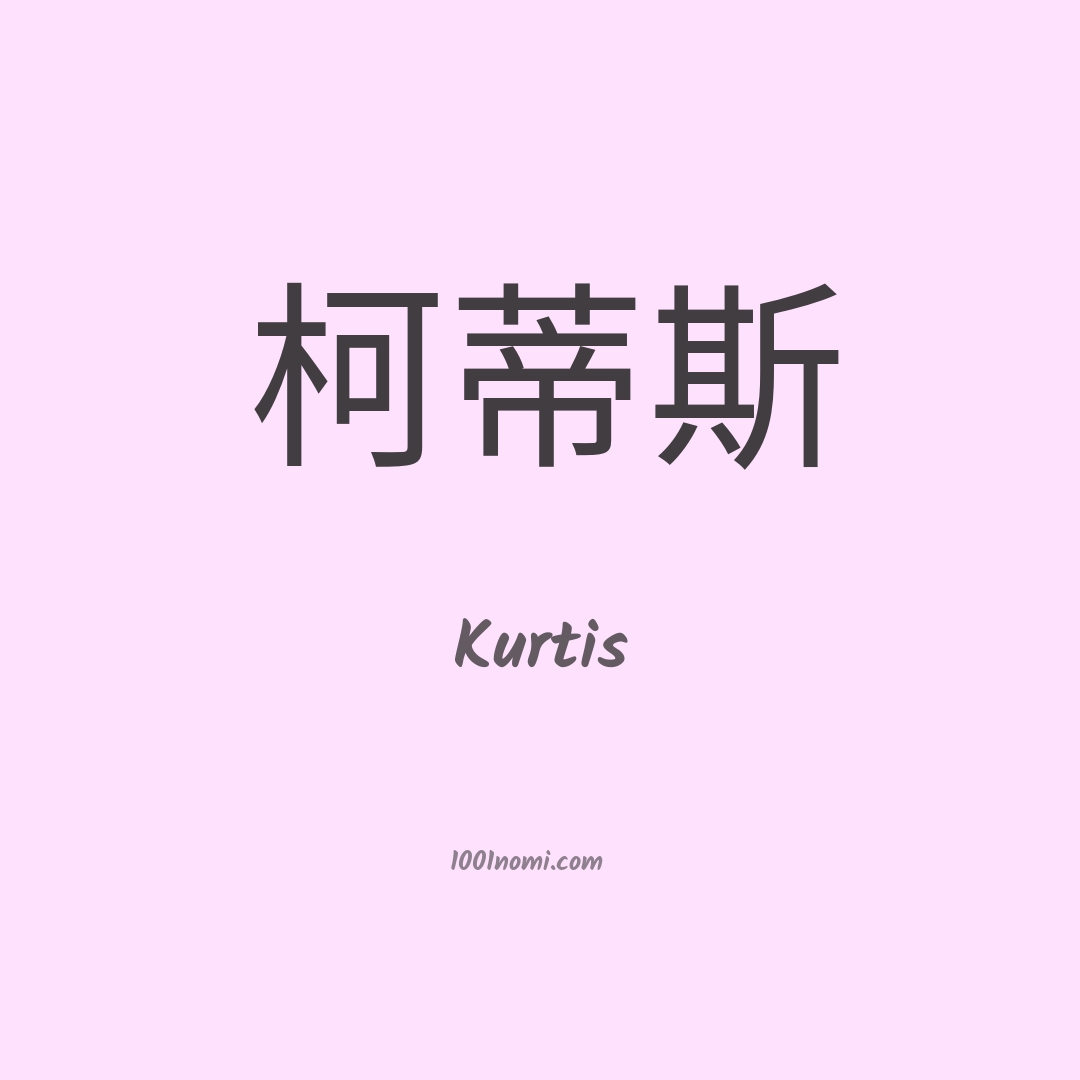 Kurtis in cinese Kurtis in cinese