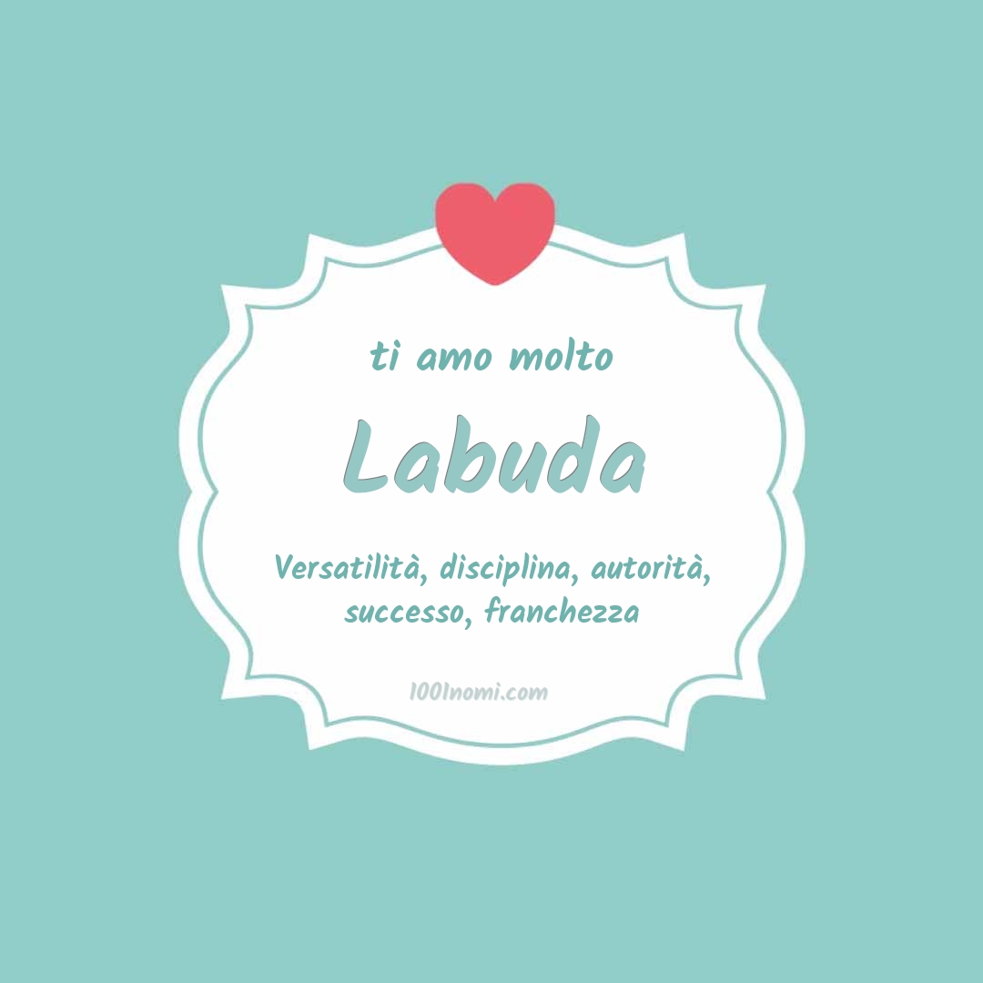 ti amo molto Labuda Ti amo molto Labuda