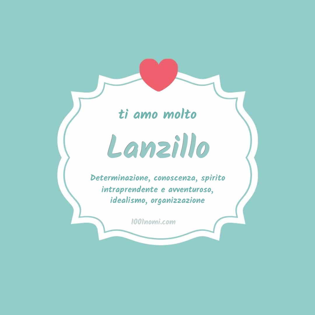 Ti amo molto Lanzillo