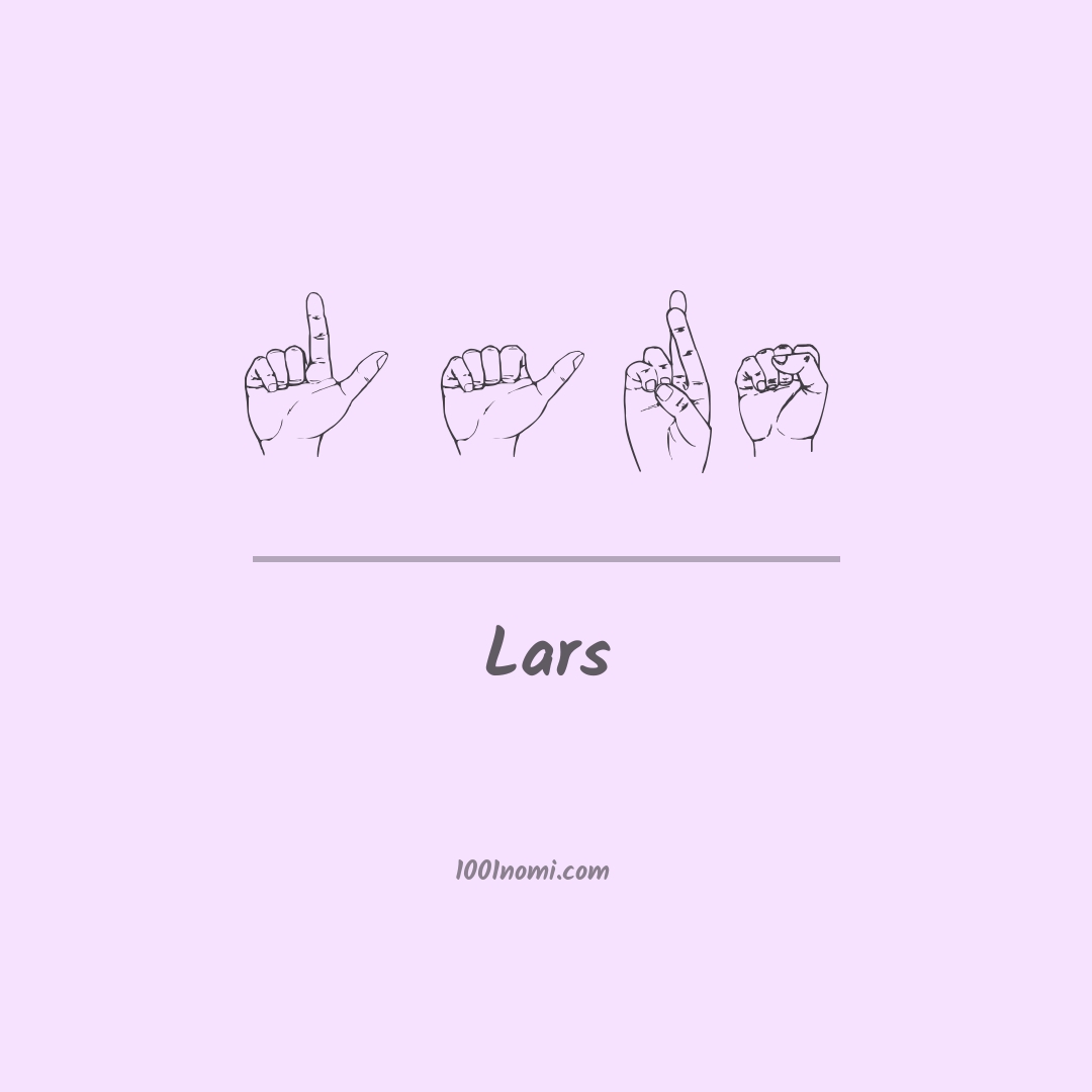 Lars nella lingua dei segni