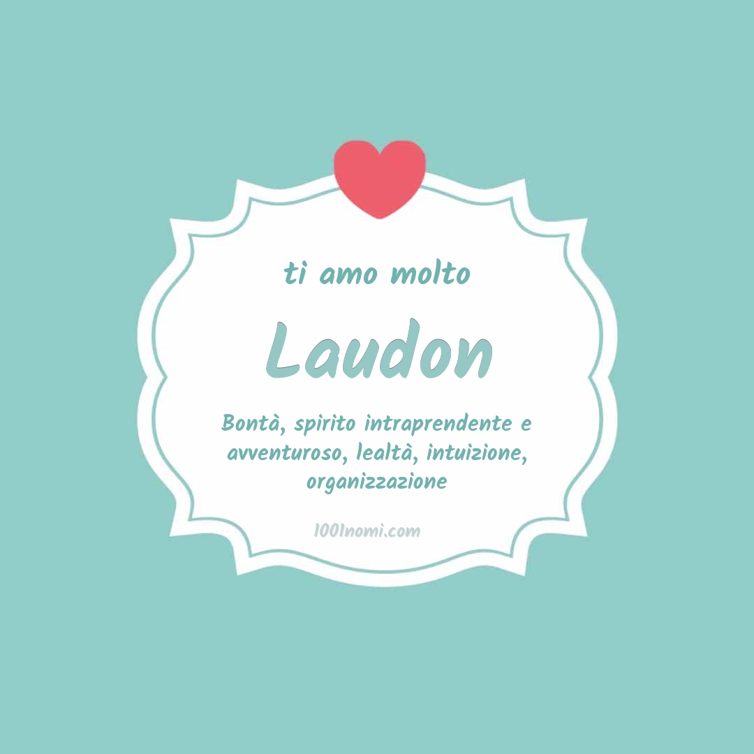 Ti amo molto Laudon