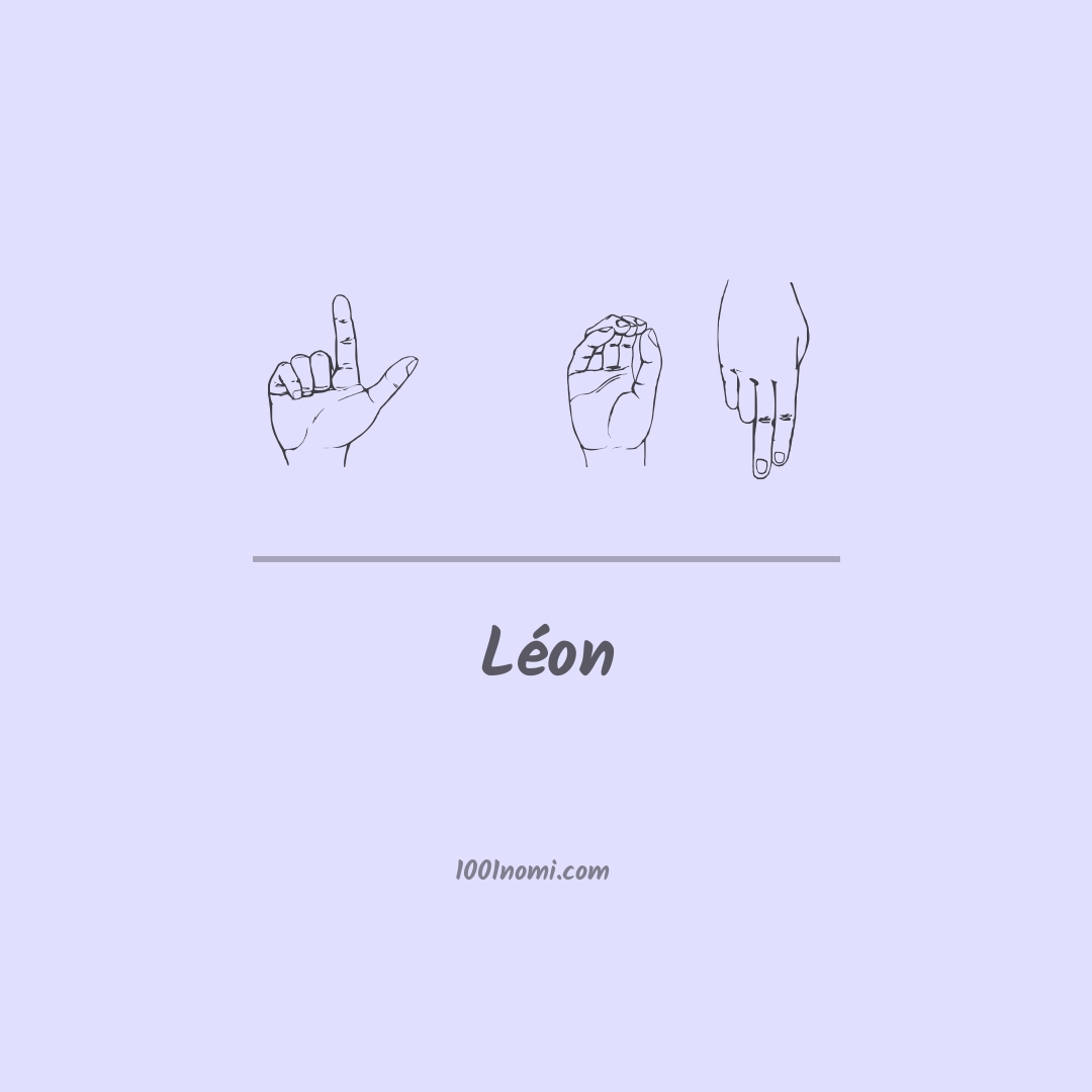 Léon nella lingua dei segni