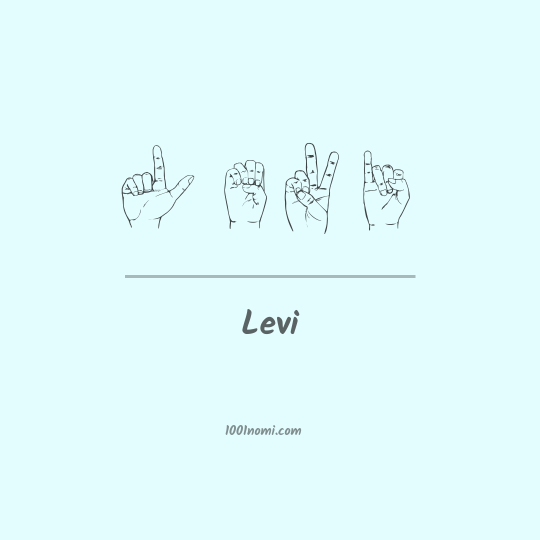 Levi nella lingua dei segni