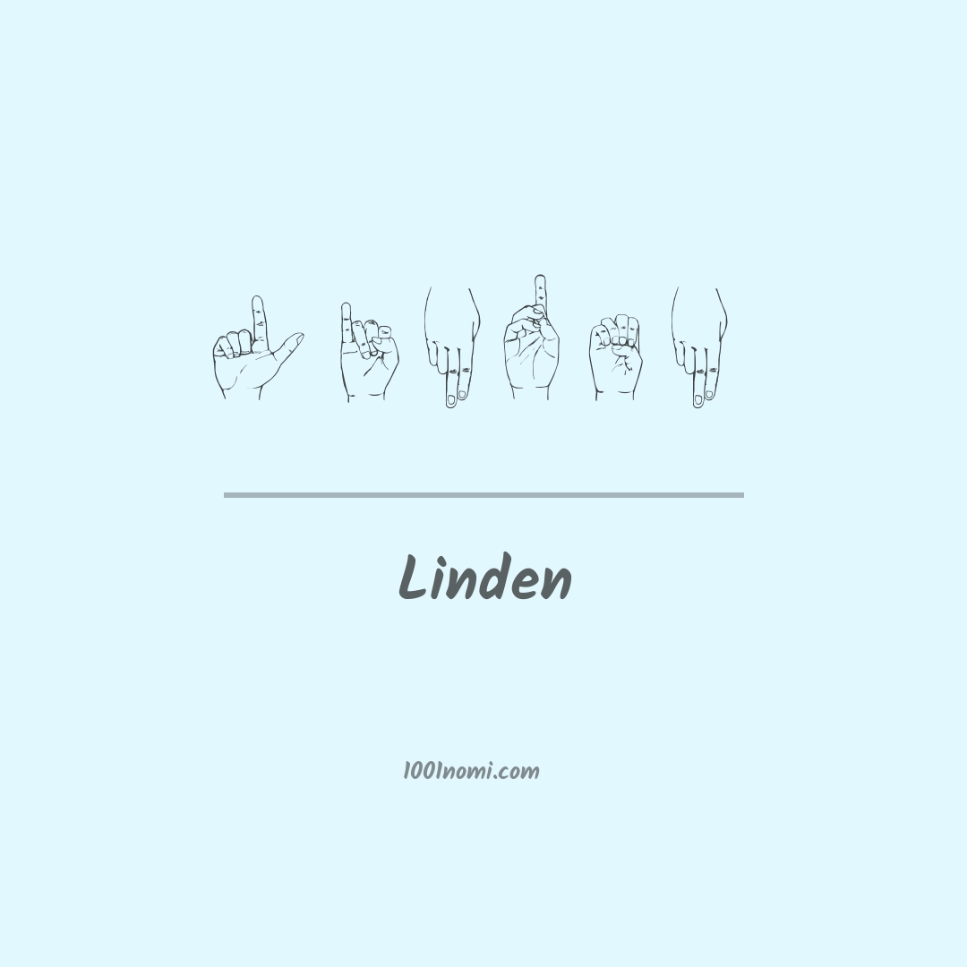 Linden nella lingua dei segni