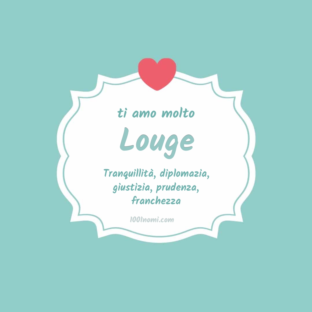 ti amo molto Louge Ti amo molto Louge
