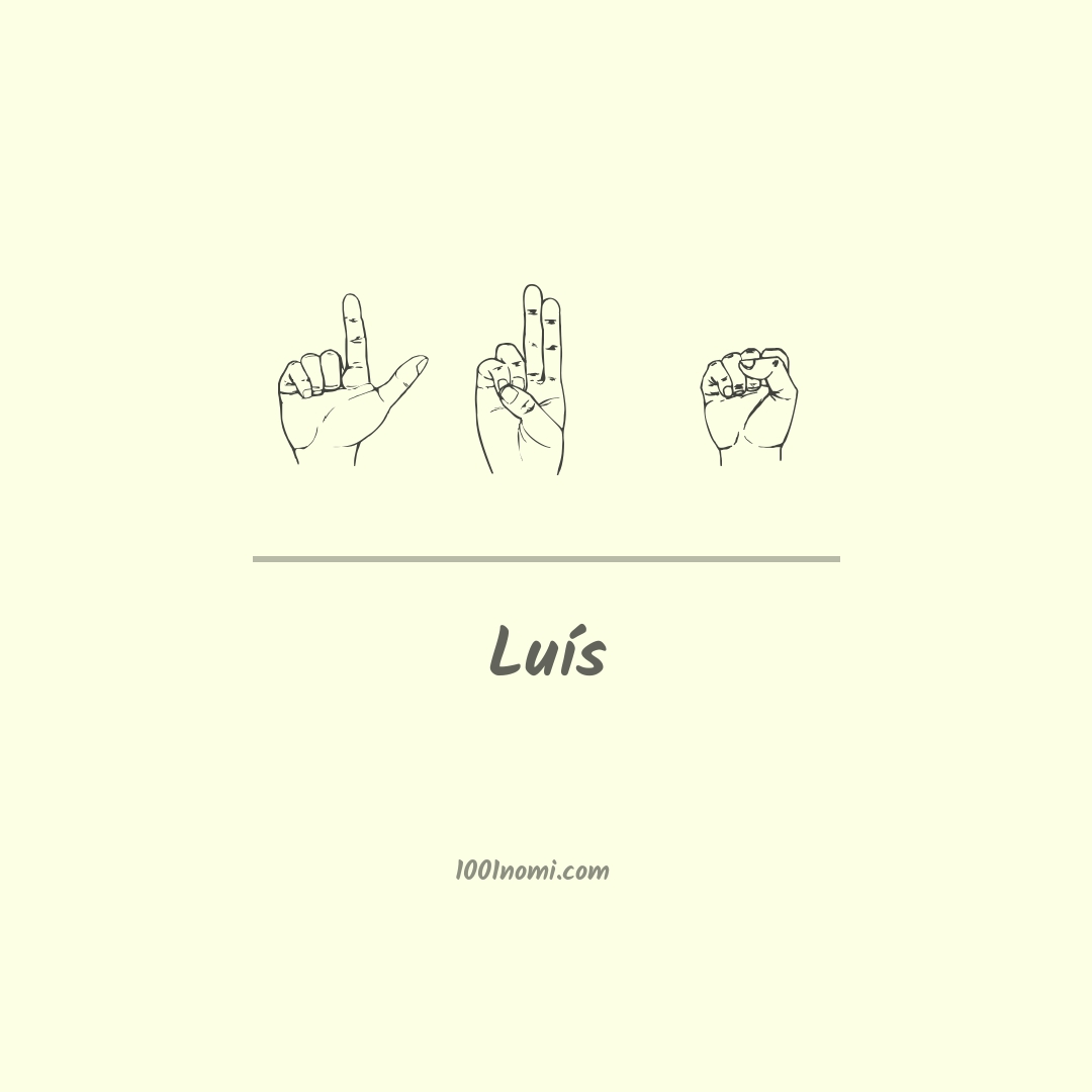 Luís nella lingua dei segni