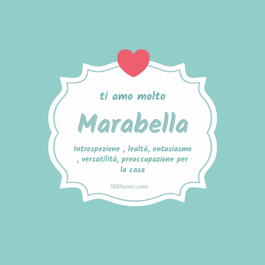 Ti amo molto Marabella