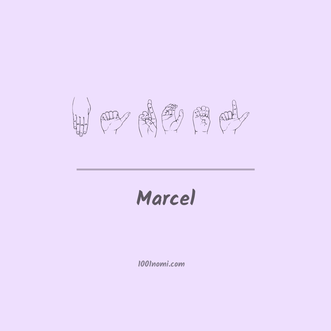 Marcel nella lingua dei segni