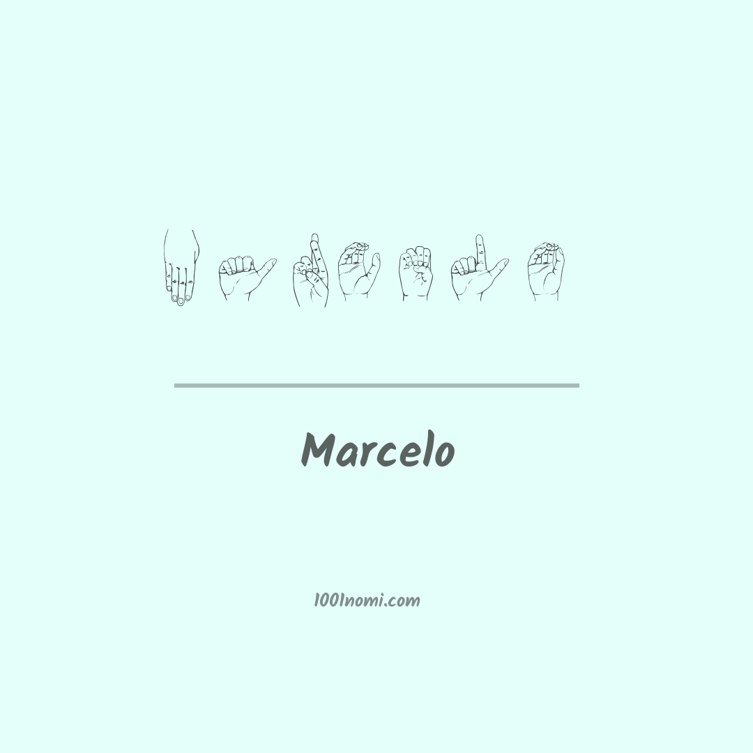 Marcelo nella lingua dei segni