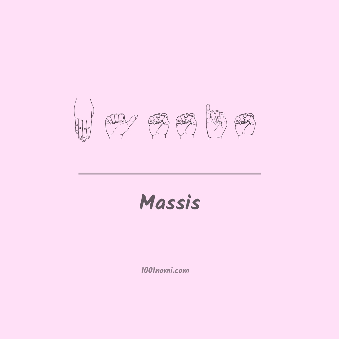 Massis nella lingua dei segni