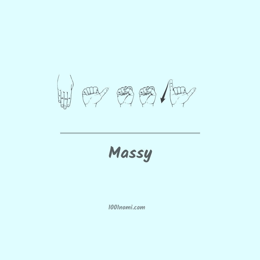 Massy nella lingua dei segni