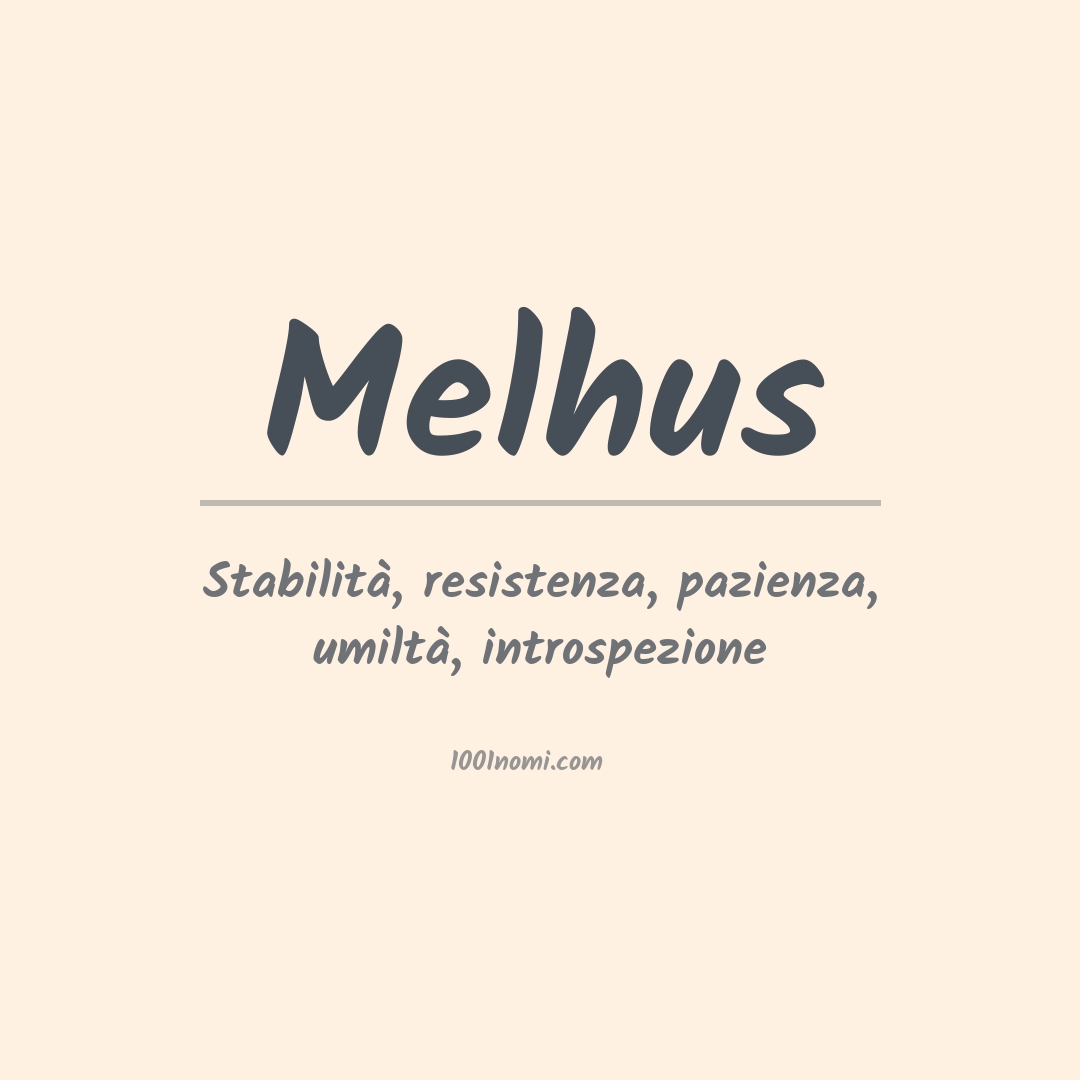 Significato del nome Melhus Significato del nome Melhus