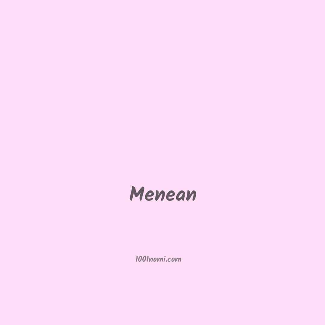 Menean in cinese
