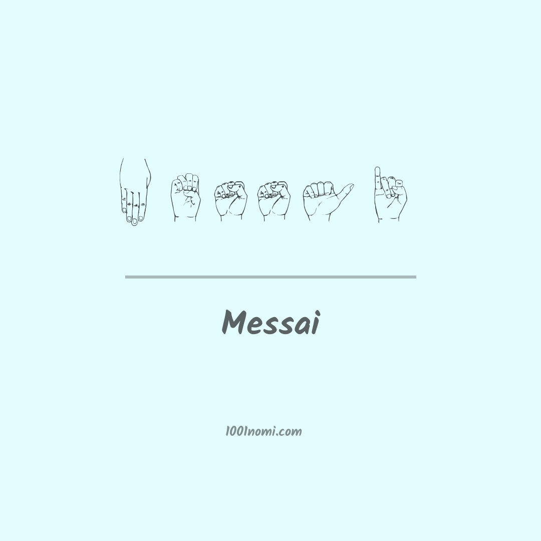 Messai nella lingua dei segni Messai nella lingua dei segni