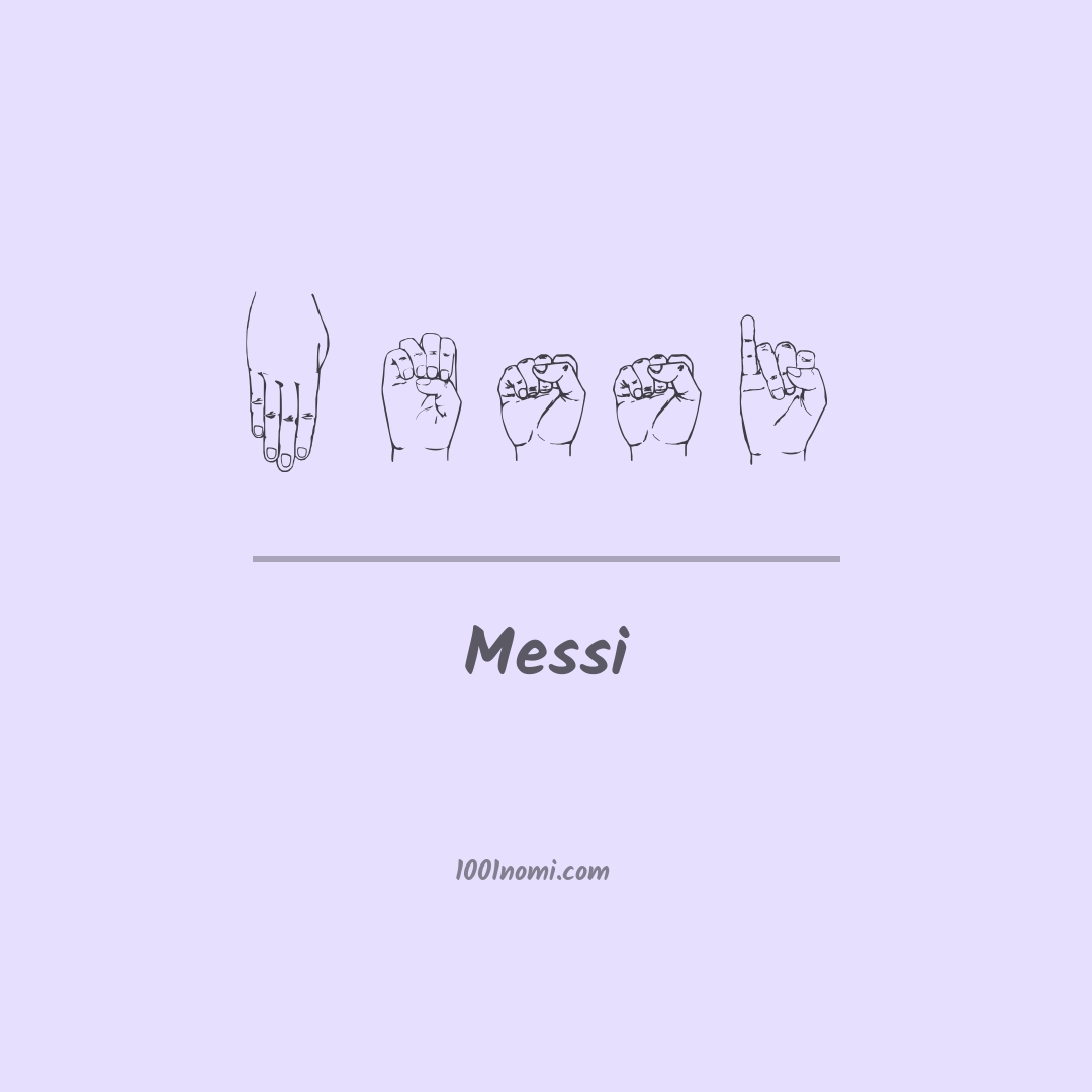 Messi nella lingua dei segni Messi nella lingua dei segni